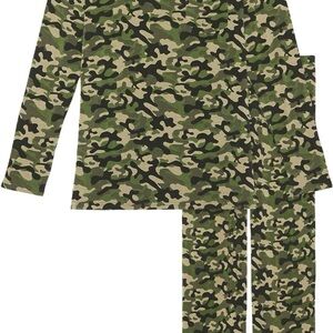 Men’s bamboo Posh Peanut Camo Cadet Pajama Set xxl